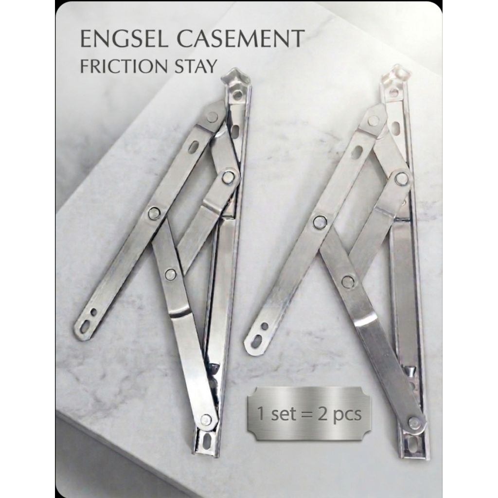 engsel casement  jendela aluminium