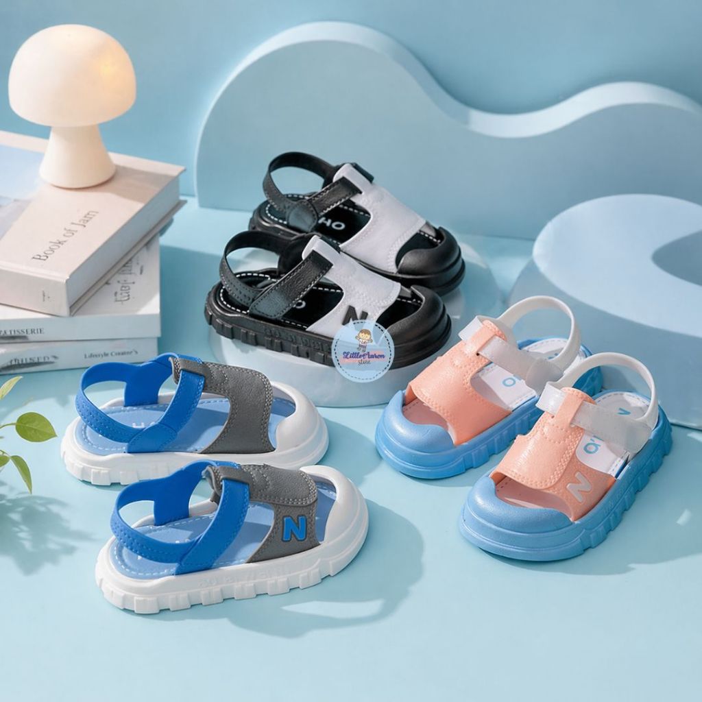 SALE 5.5 littleaaron -     NERDY Sandal Gunung Anak Laki Laki Perempuan sandal anak  lucu SNEAKERS P