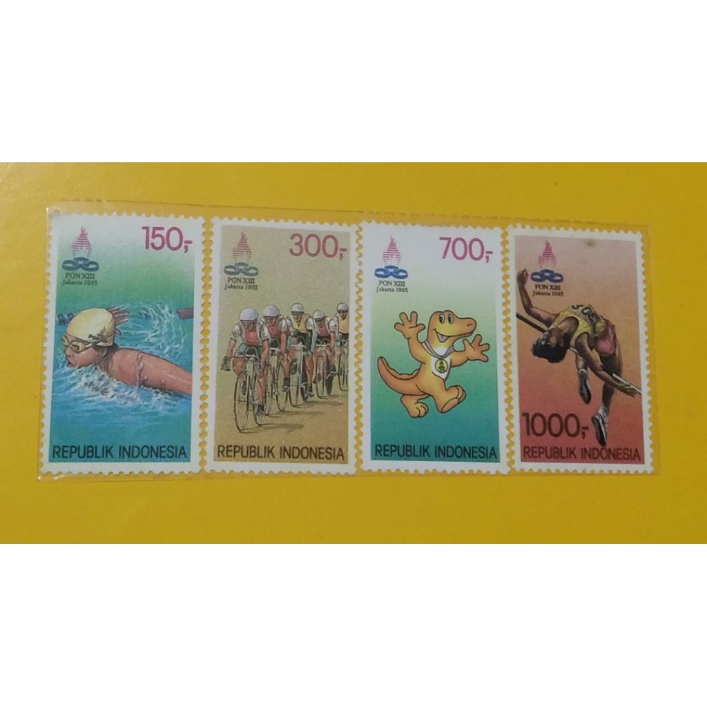 Prangko Lawas RI Set Lengkap PON XIII Jakarta 1993