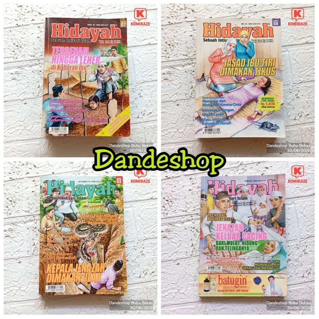 Majalah Hidayah - Sebuah Intisari Islam (pilih edisi) - Bekas Preloved