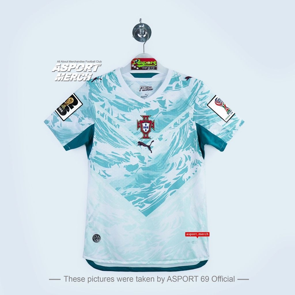 Jersey bola portugal away wcup 2026 player issue pildun