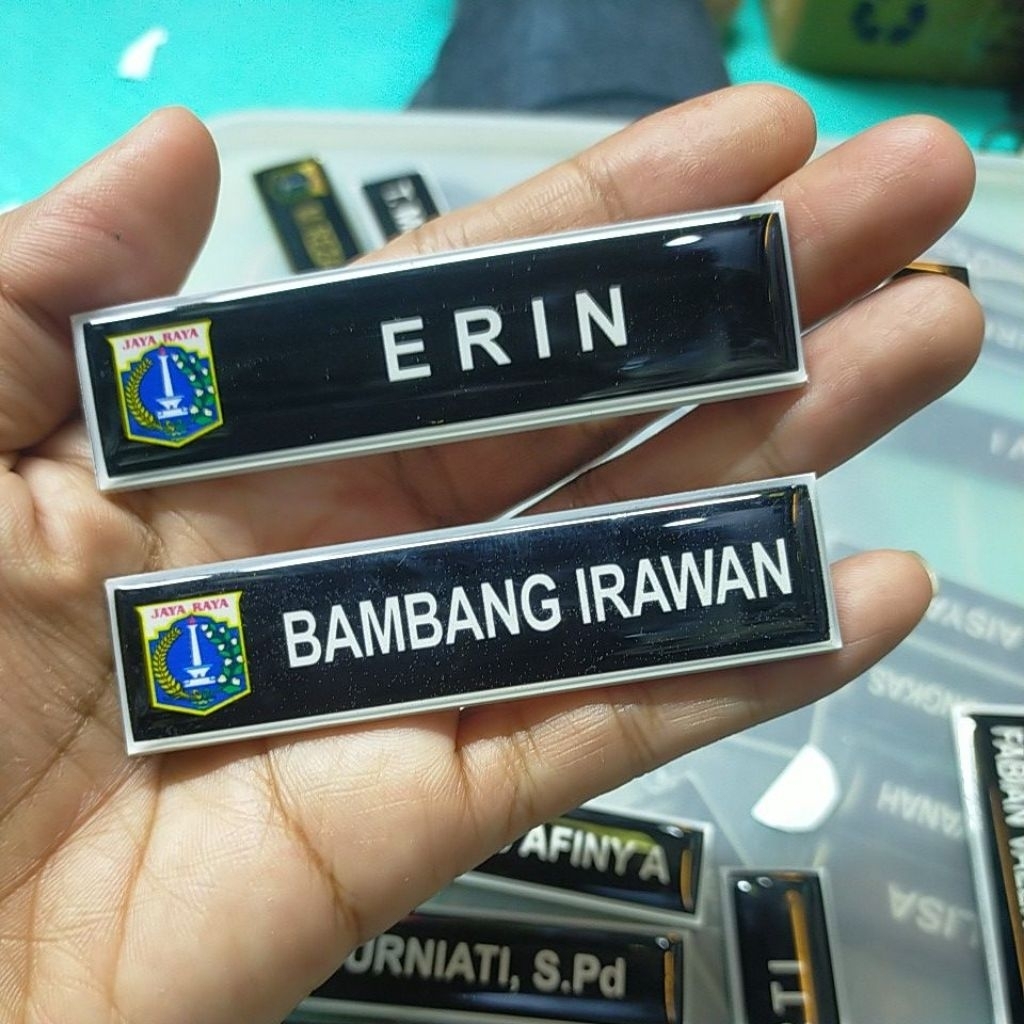 Name tag#Nama Dada terbaru Logo DKI Jayaraya