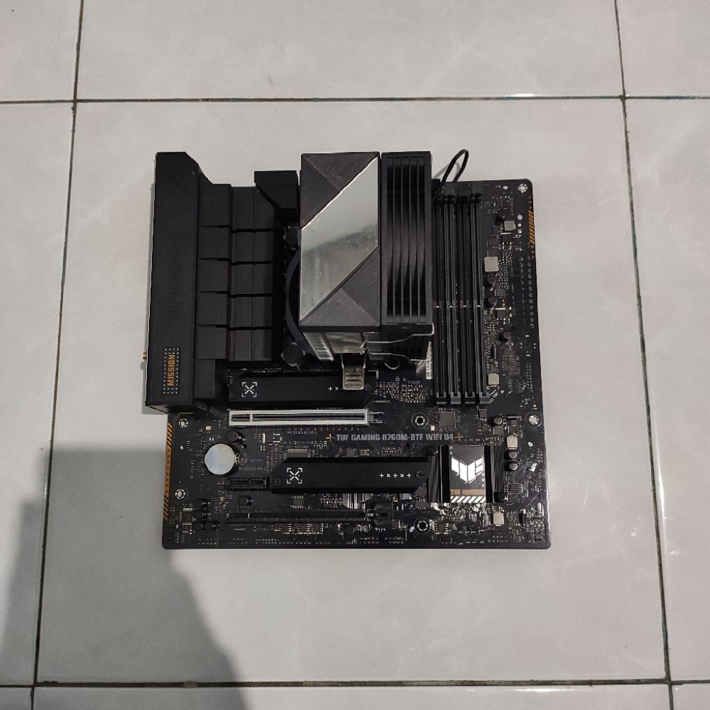 Mobo Asus Tuf Gaming B760M-BTF WIFI D4 (Back Connect) Only