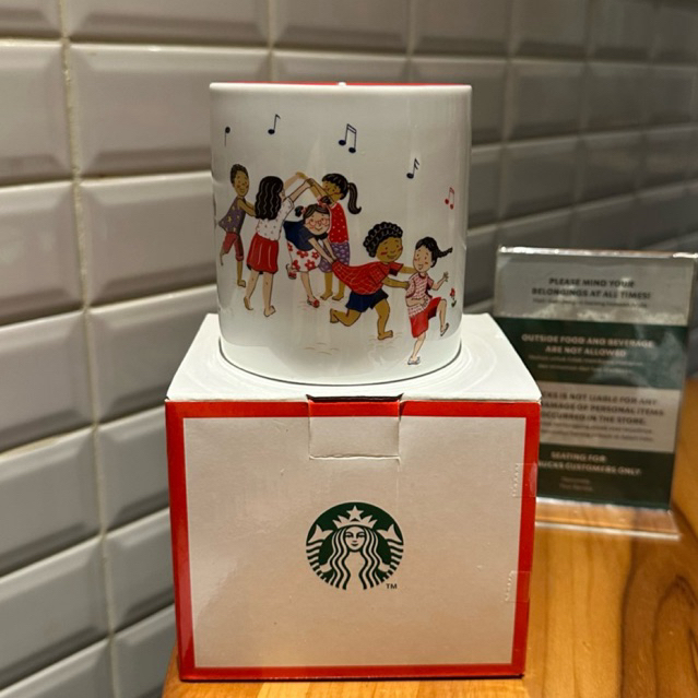 NEW Starbucks Ceramic Mug Traditional Kids Playing Indonesia Independence Day 2024 Original Starbuck