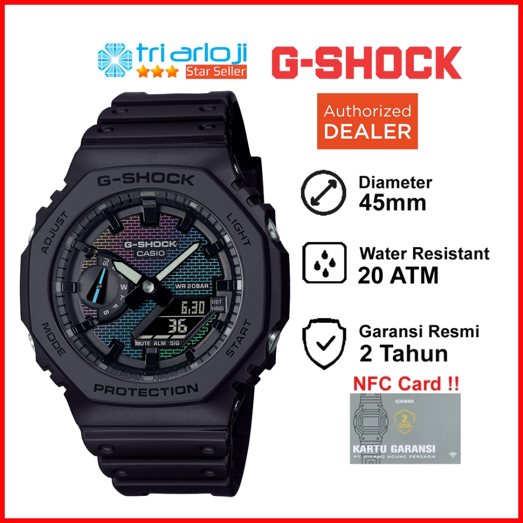 Casio G-SHOCK GA-2100RW-1ADR Jam Tangan Pria GSHOCK GA2100 GA2100RW GA 2100RW 1ADR