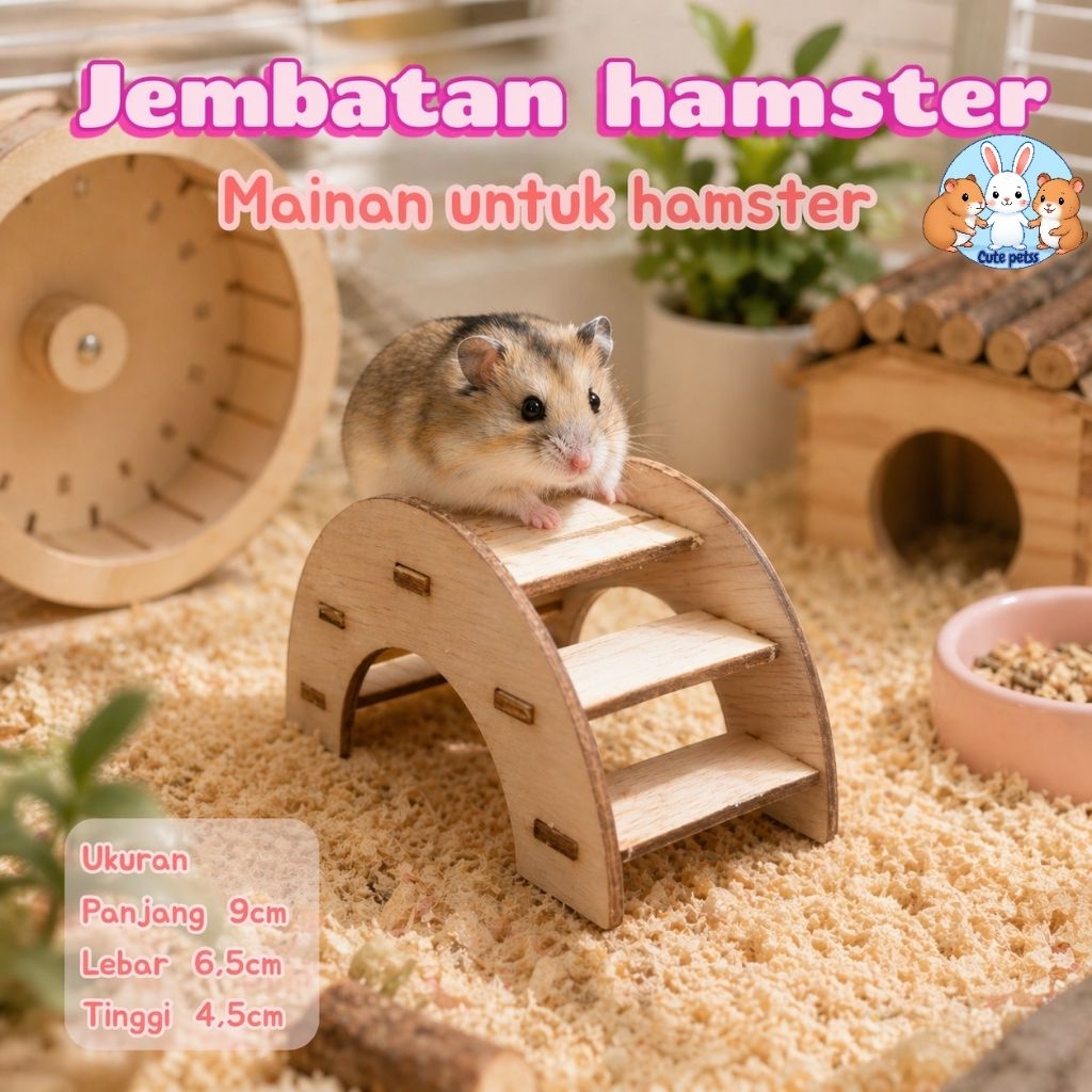 Jembatan hamster mainan hamster jembatan mini