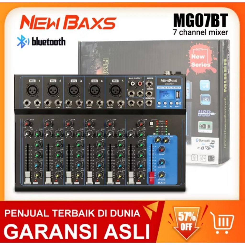 MIXER NEW BAXS MG07BT