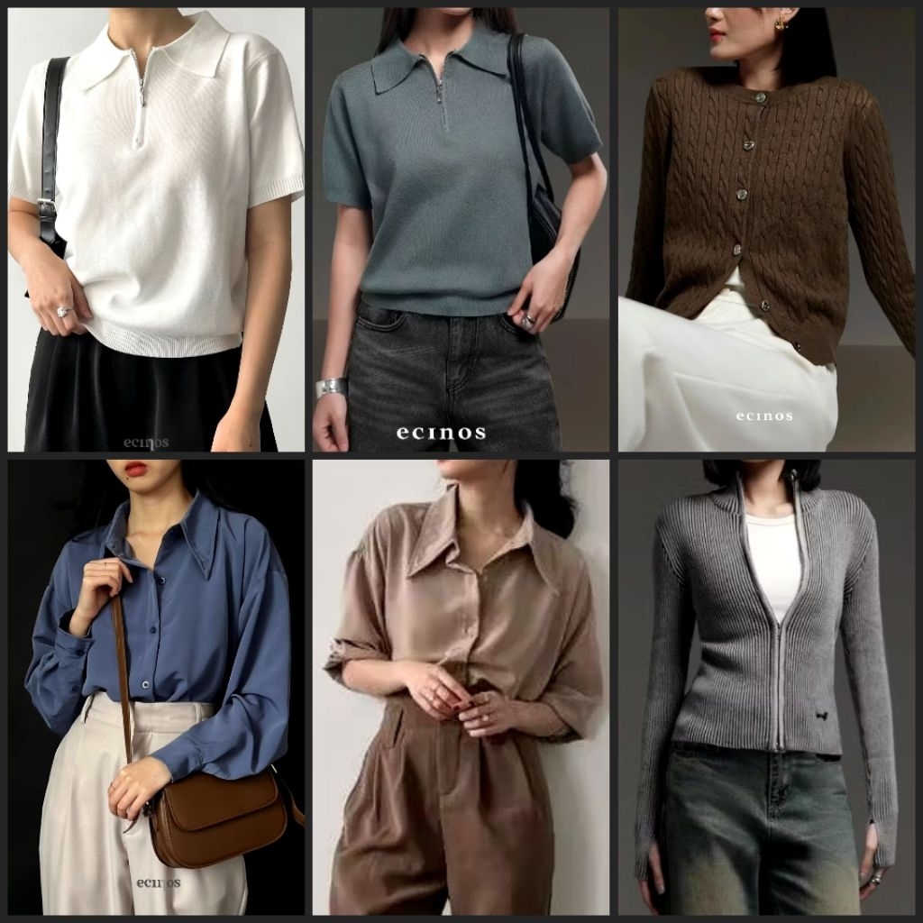 [PRELOVED] ECINOS Ecinos : Jennie Hairy Wool Cardigan, Half Zip, Times Fitted Cardigan
