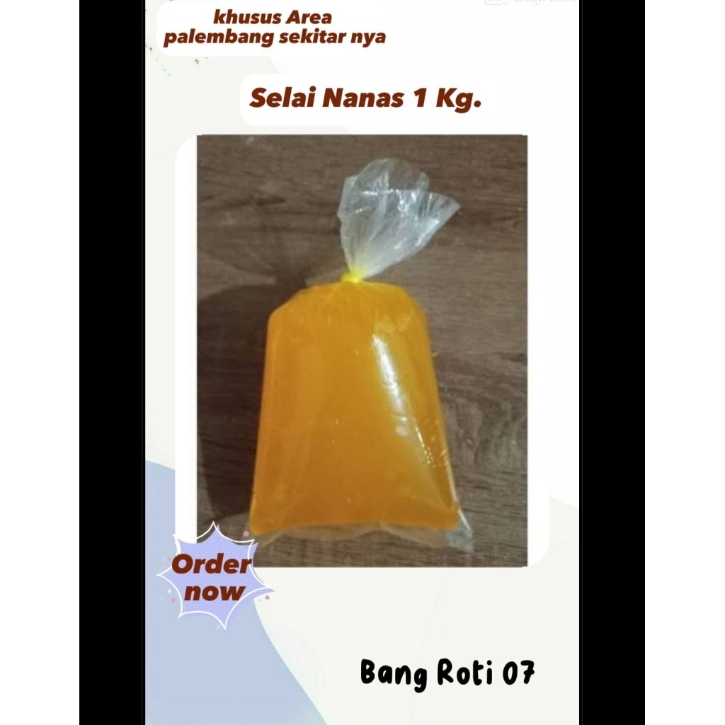SELAI KILOAN | Selai Nanas 1 Kg - Cocok Sebagai Olesan pada Roti Dan martabak