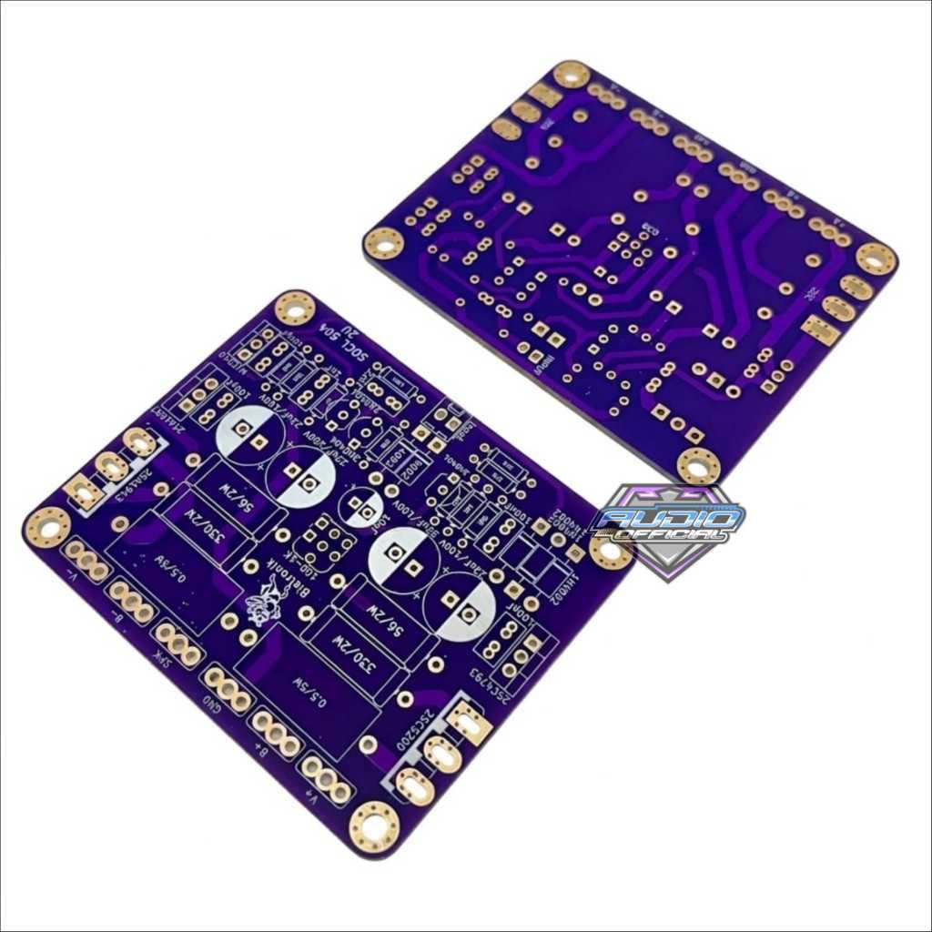 PCB Socl 504 TEF 2U Double Layer FR4 Fiberglass