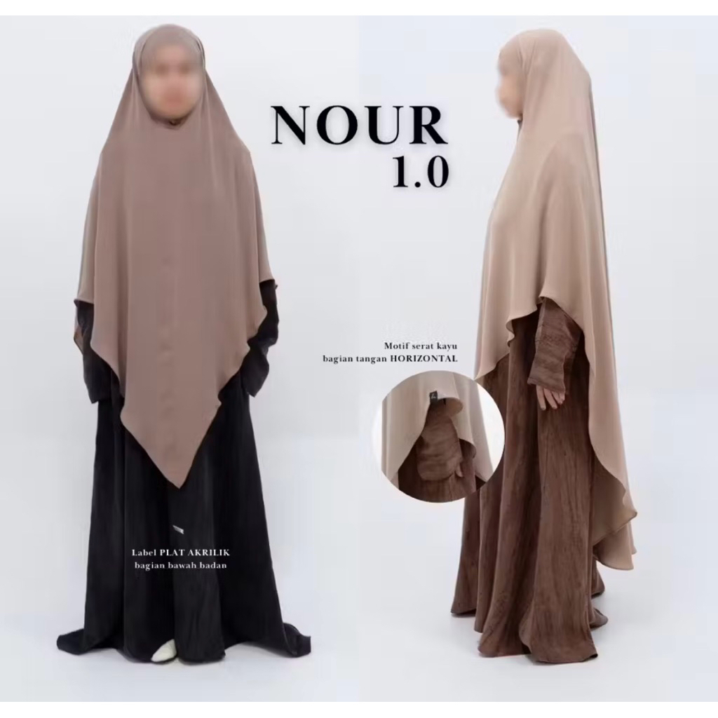 (NWT) Nour Abaya 1.0 By Himosly