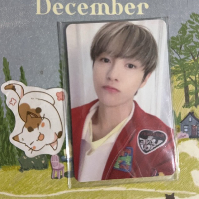 OFFICIAL Photocard renjun pizza album NCT 2021 universe version
