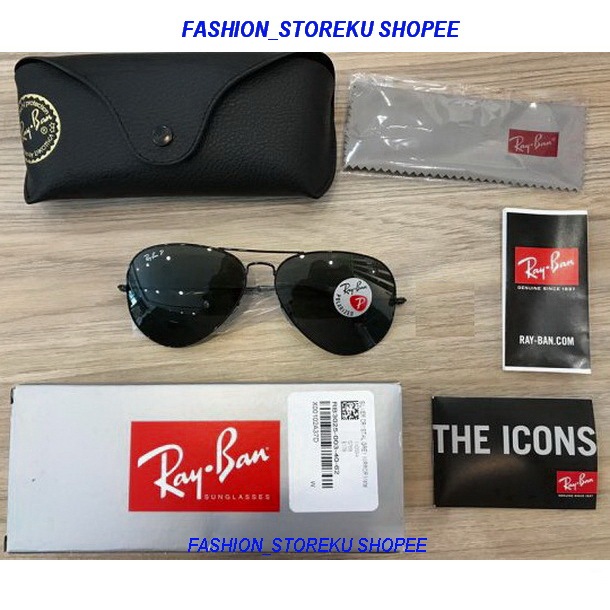 Kacamata Ray-Ban Aviator RB3025 Lensa Polarized