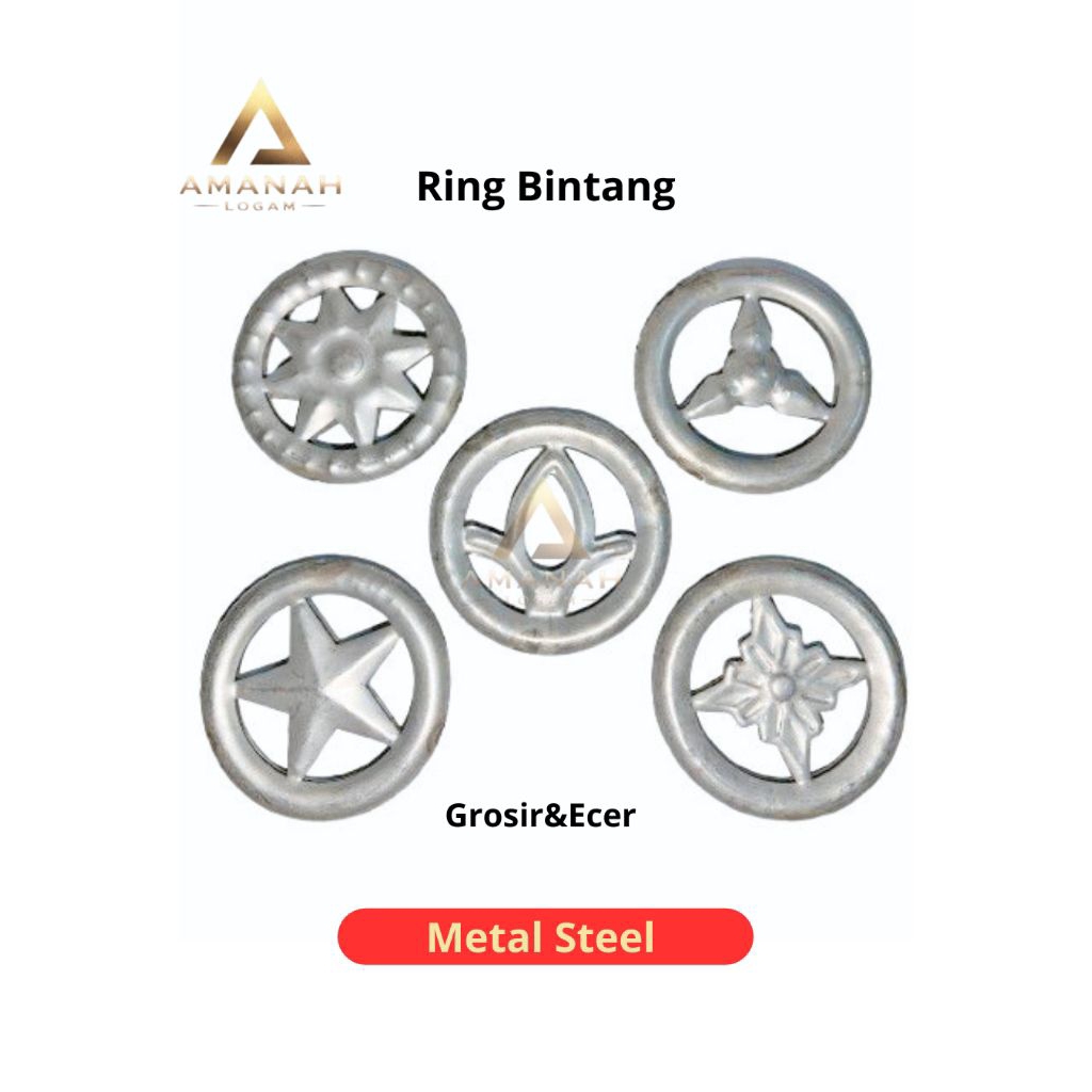 Ring Bintang ornamen pagar