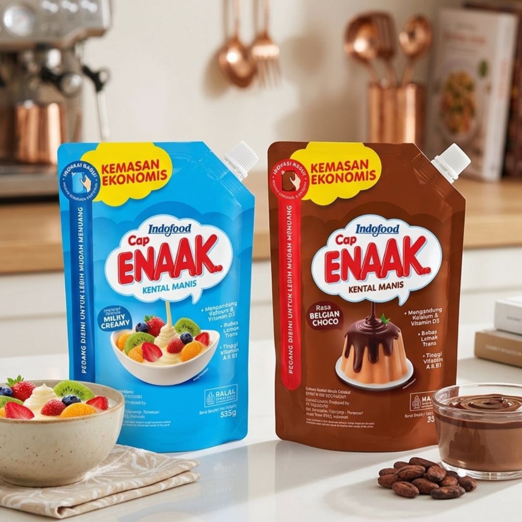 Cap enaak krimer kental manis 535gr pouch