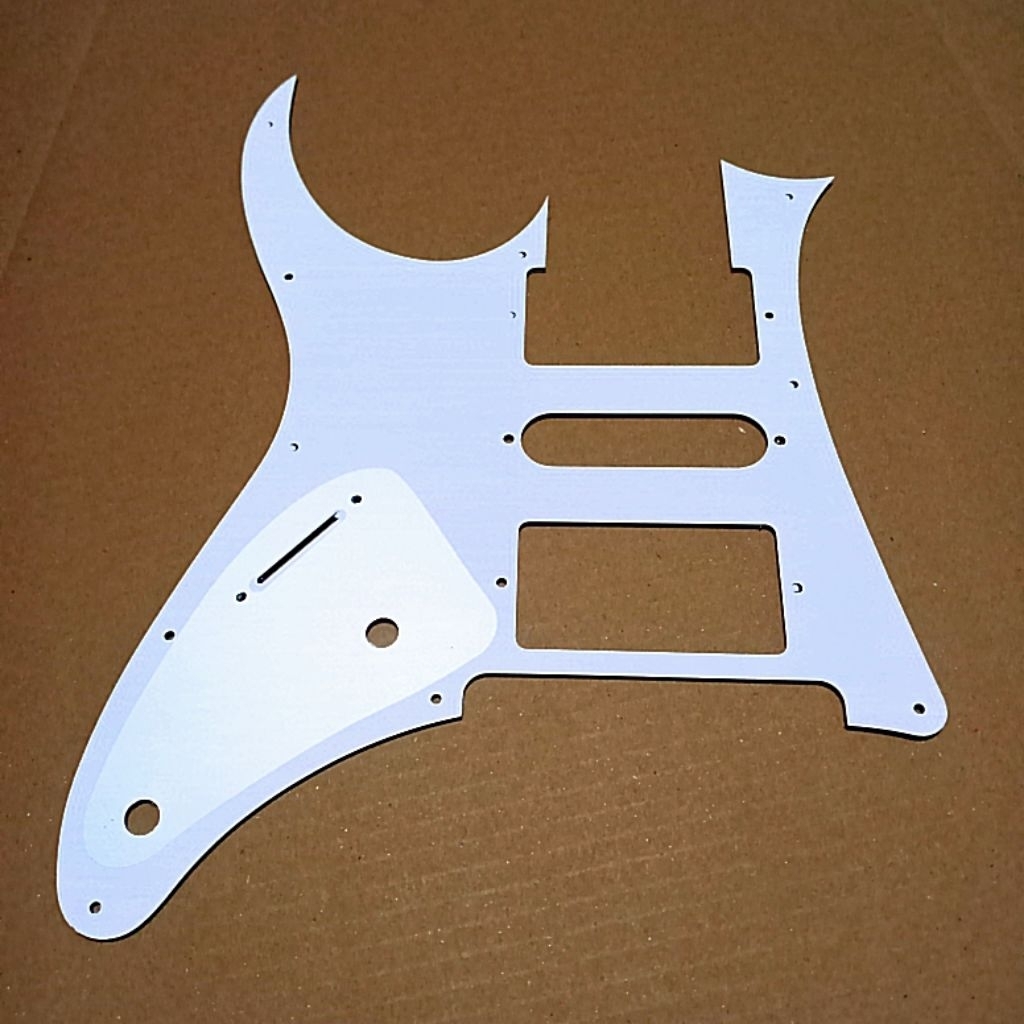 pickguard Ibanez jem/RG putih 3 ply ori.