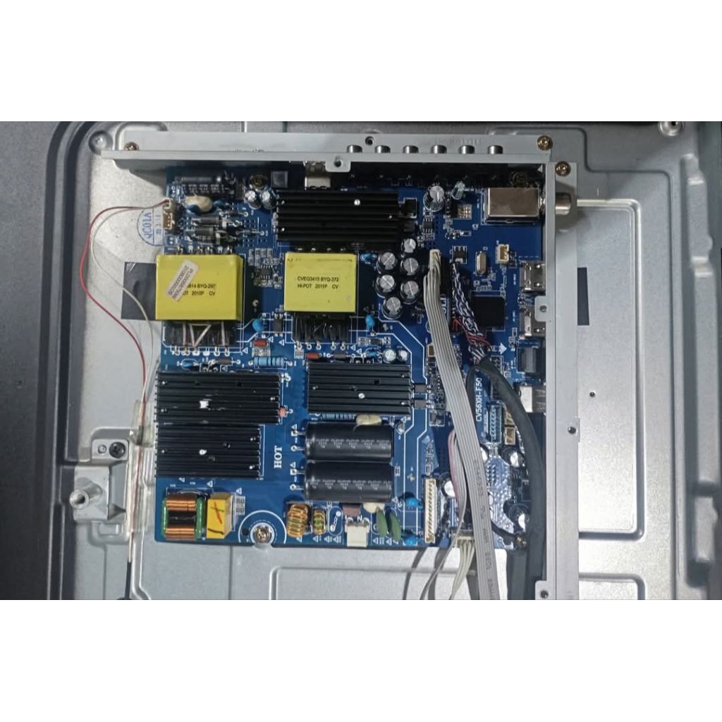 MESIN MB MODUL MOBO MAINBOARD MAINBOR MAINBOAR MAINBOARD MONTHERBOARD TV POLYTRON 50B880 PLD50B880
