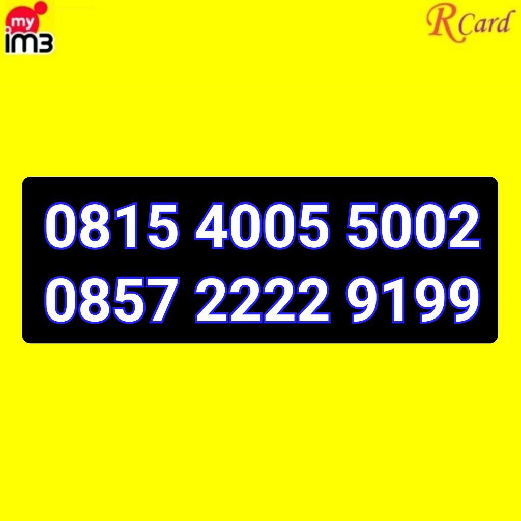 Perdana Nomor Cantik Indosat Im3 2222 9199 4005 5002