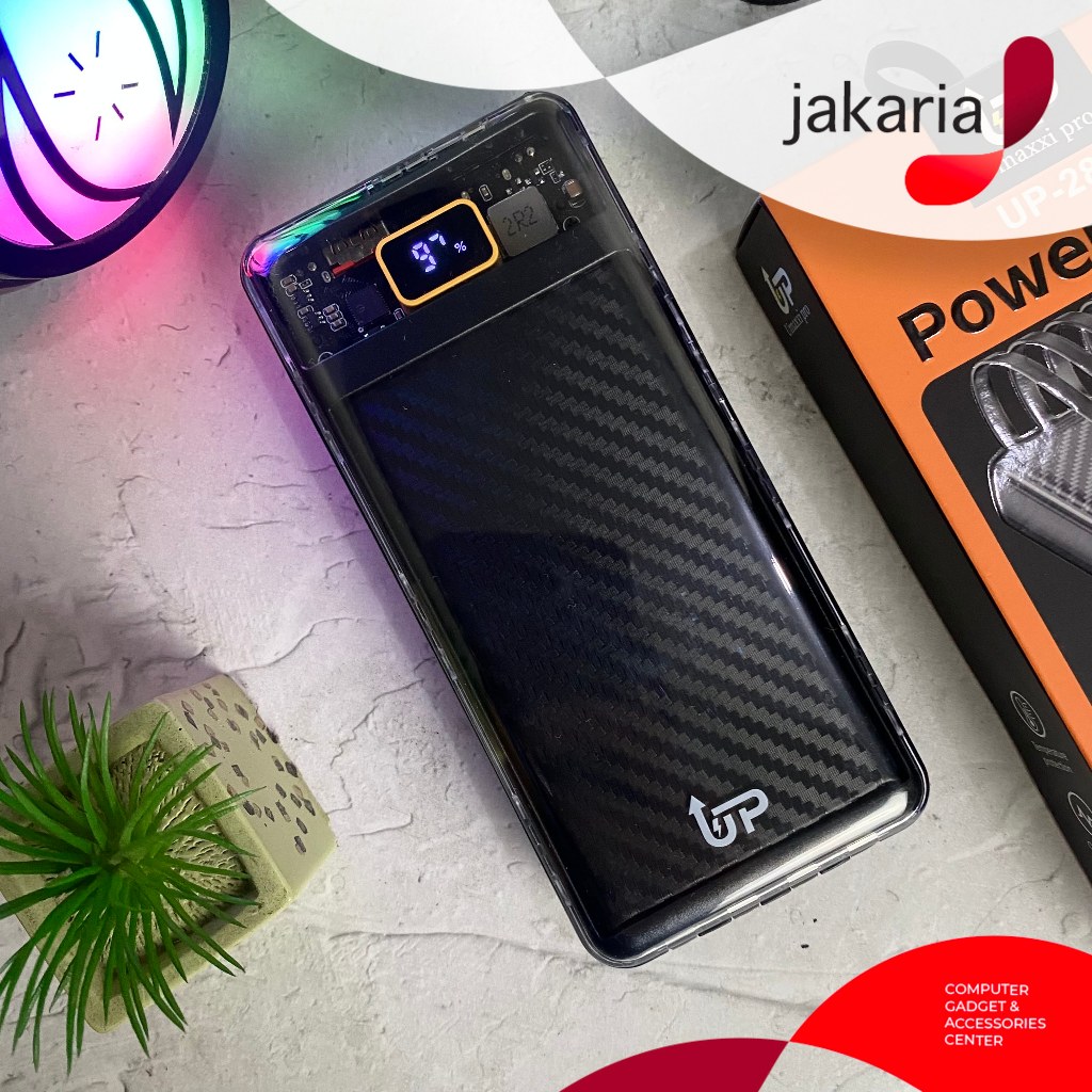 UMMAXI PRO PowerBank 20000mah Transparan Original Super Fast Charging 100W Power Bank PD 22.5 W 2000
