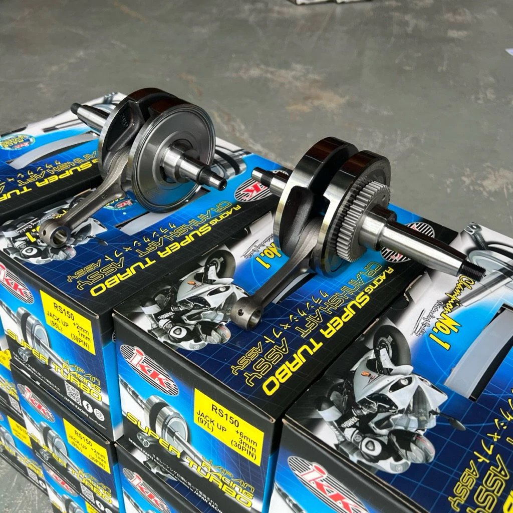Crankshaft kruk as bandul stroke up supra gtr,cbr 150,sonic 150 ikk racing malaysia.