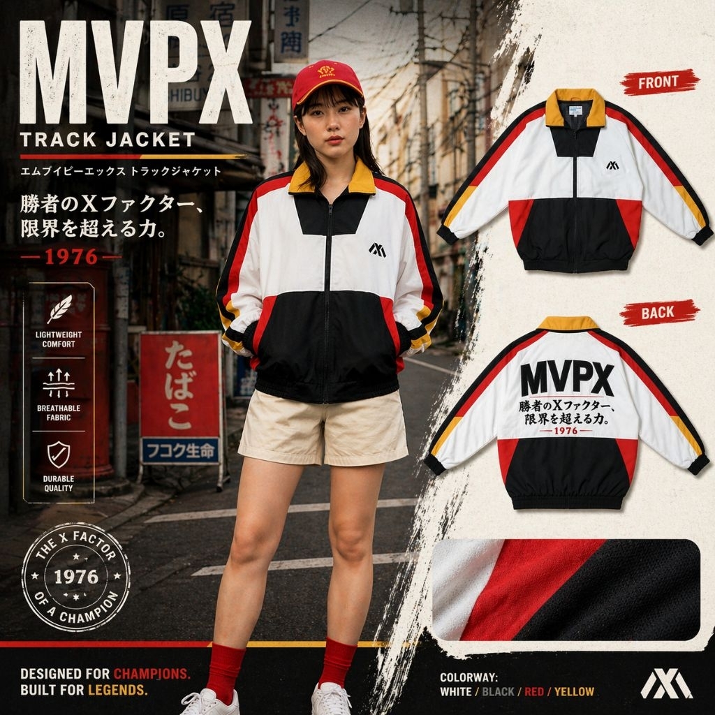 Jaket Windbreaker MVPX 1976