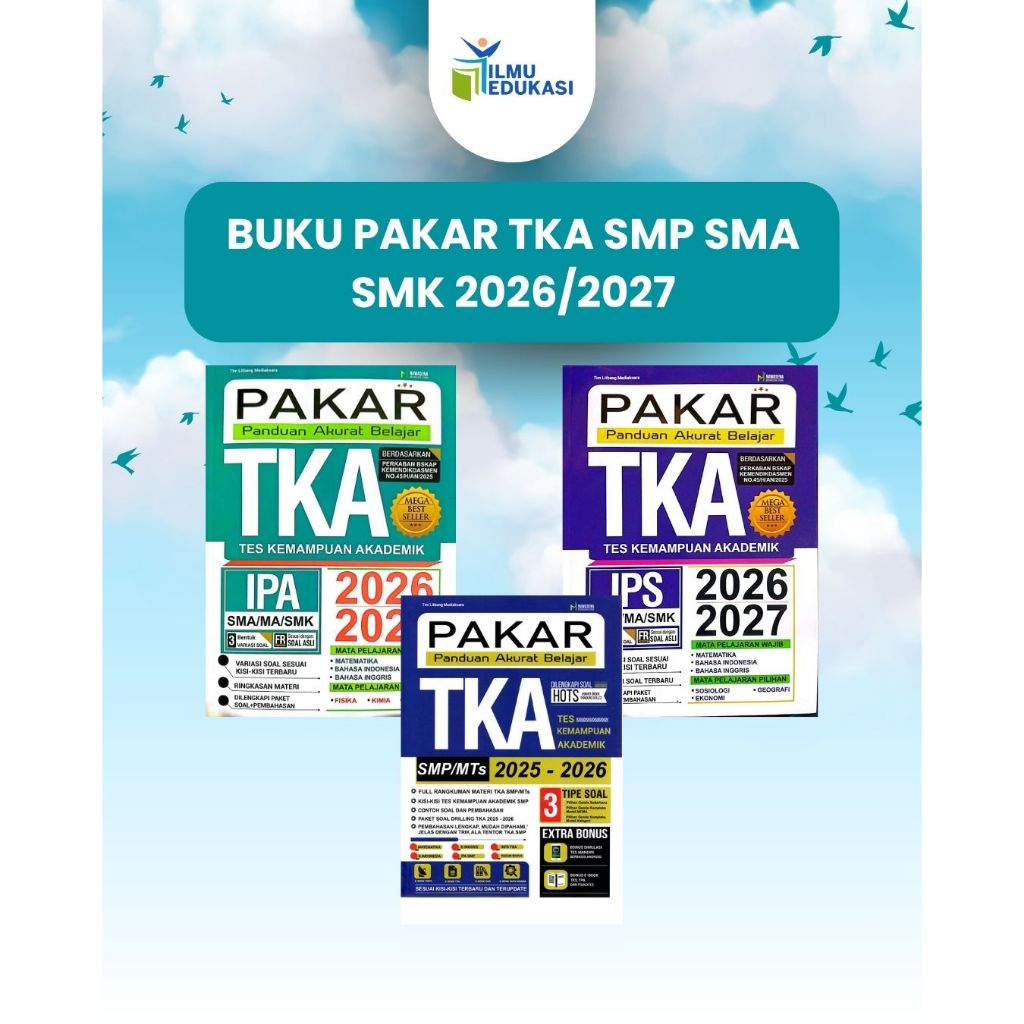BUKU PAKAR TKA SMP SMA IPA IPS 2026/2027