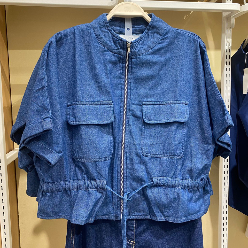CONNEXION JAKET/KEMEJA/BLOUSE WANITA BAHAN DENIM