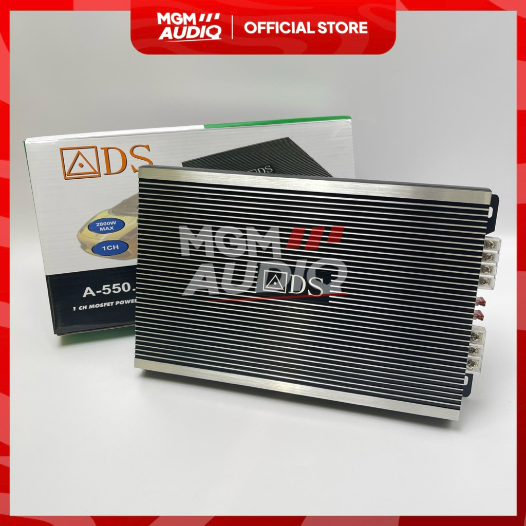Power Monoblok ADS A-550.1D 1 Channel Class D Mosfet Amplifier Mobil