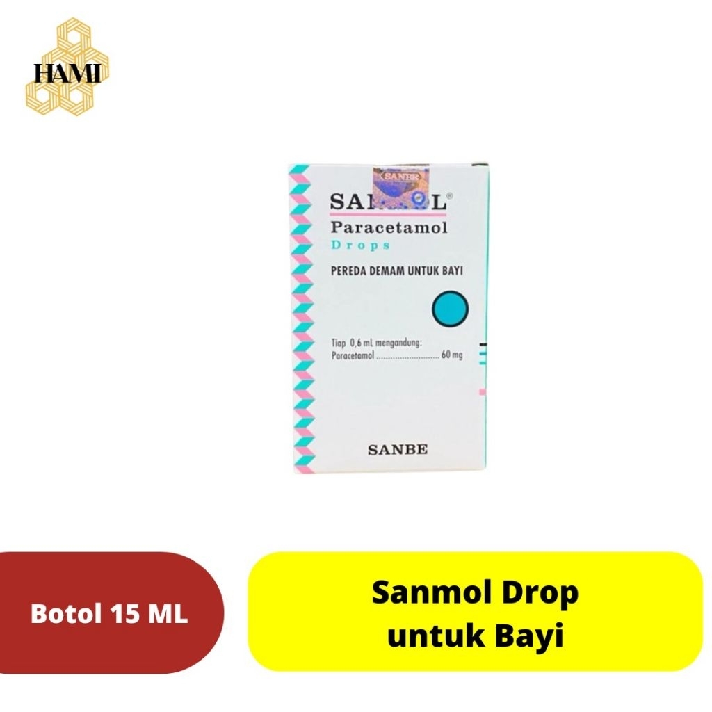 Sanmol Drop 15 ML Sanmol Sirup 60 ML Sanmol Sirup Forte 60 ML - Demam, antinyeri untuk Bayi dan Anak