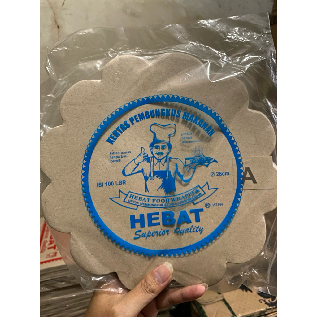 Kertas Nasi Bunga / Kertas Nasi Kotak Merk Hebat