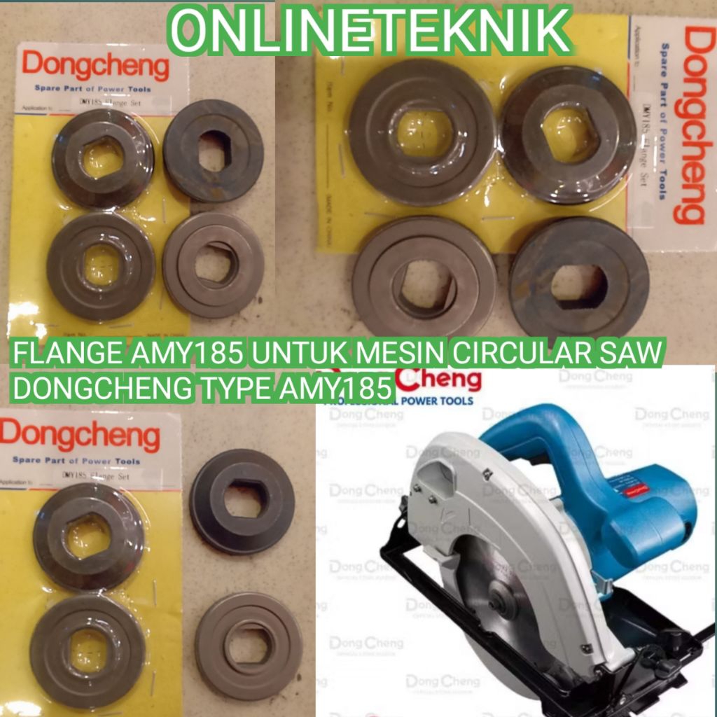FLANGE SET DMY185  UNTUK MESIN CIRCULAR SAW DONGCHENG  TYPE DMY185