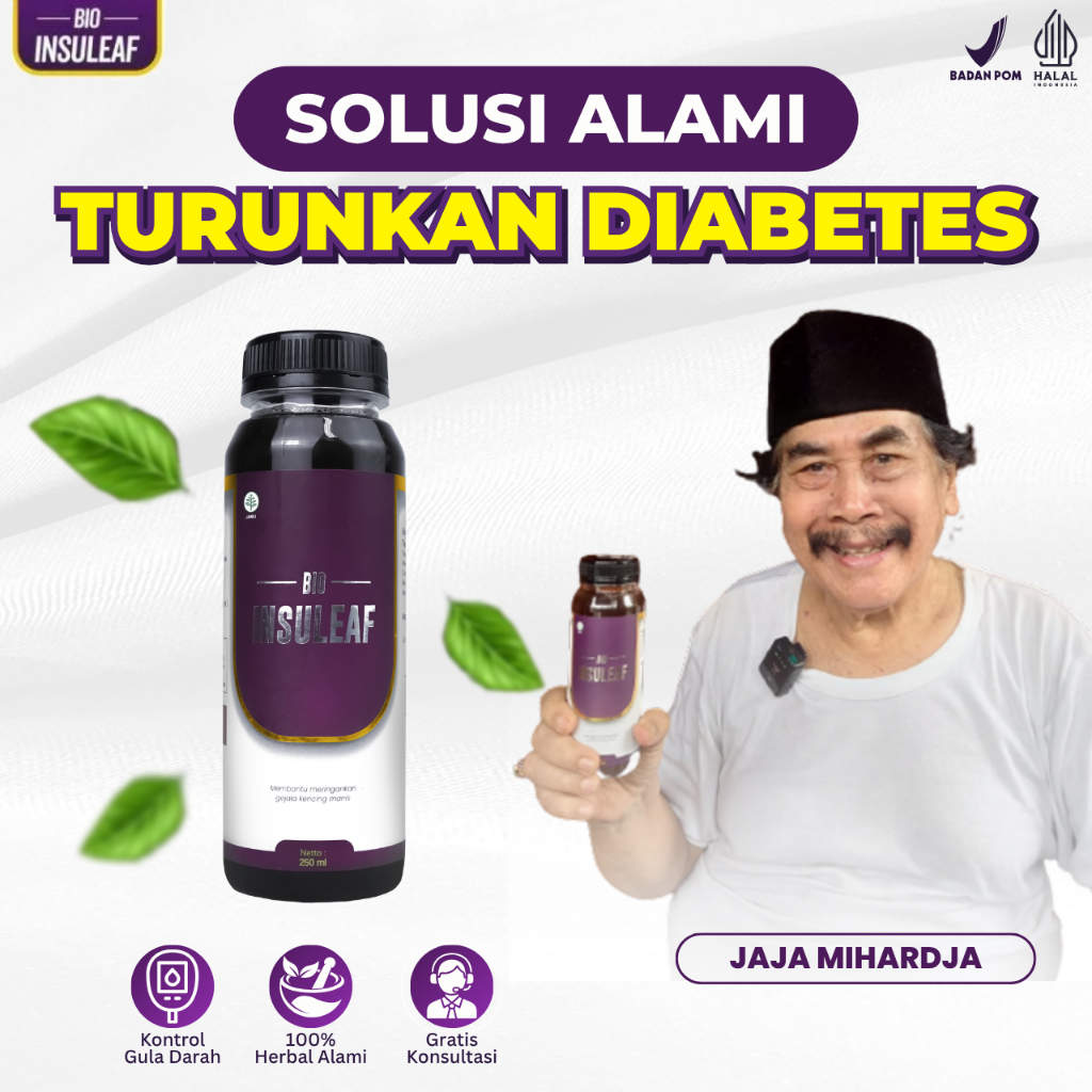 Bio Insuleaf Herbal Diabetes Original 1 Botol