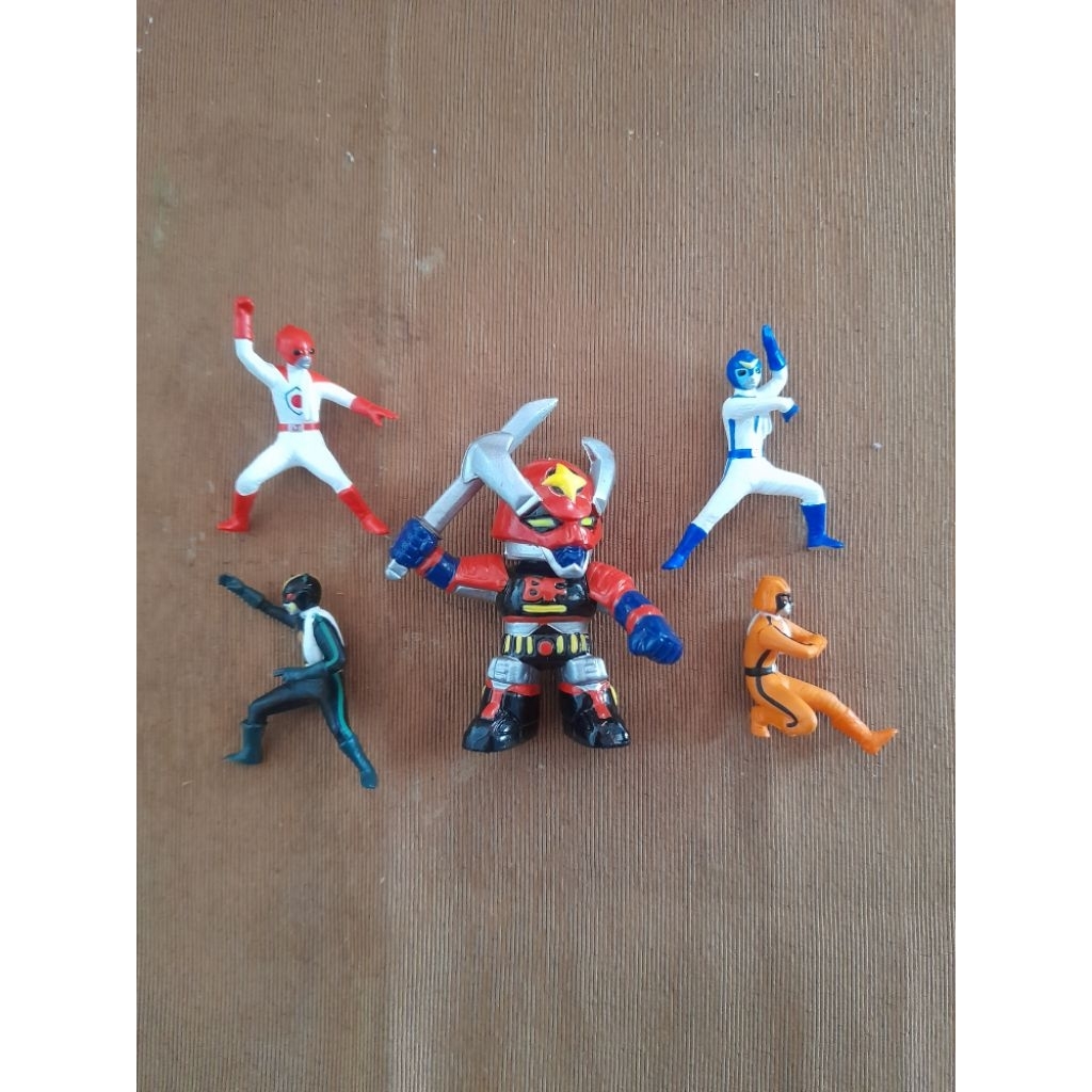 Battle Fever J Super Sentai+Robotnya Satu Set - Bandai Original