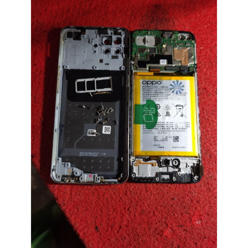 jual mesin opo reno 4f ram 8/128 normal bebas pola sekalian yang ada difoto ambilsemua.