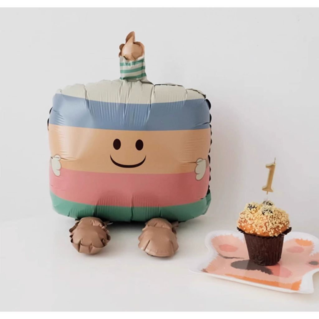 Balon Foil Cupcake New Ins Korea Rainbow Cupcake