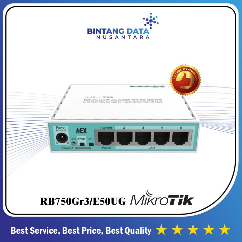 [TERMURAH] MIKROTIK RB750Gr3/E50UG HEX BARU BERGARANSI