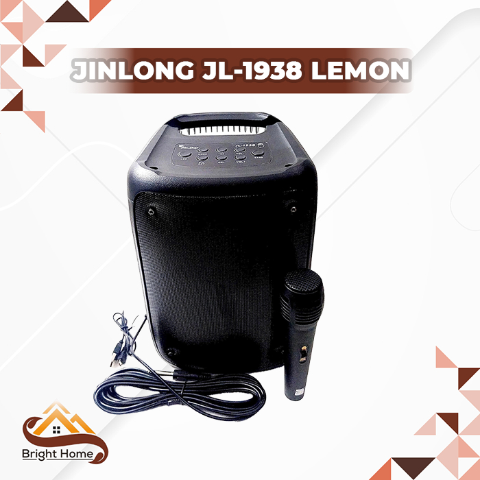 JINLONG JL-1938 Lemon Speaker Portable 4 Inch Bluetooth