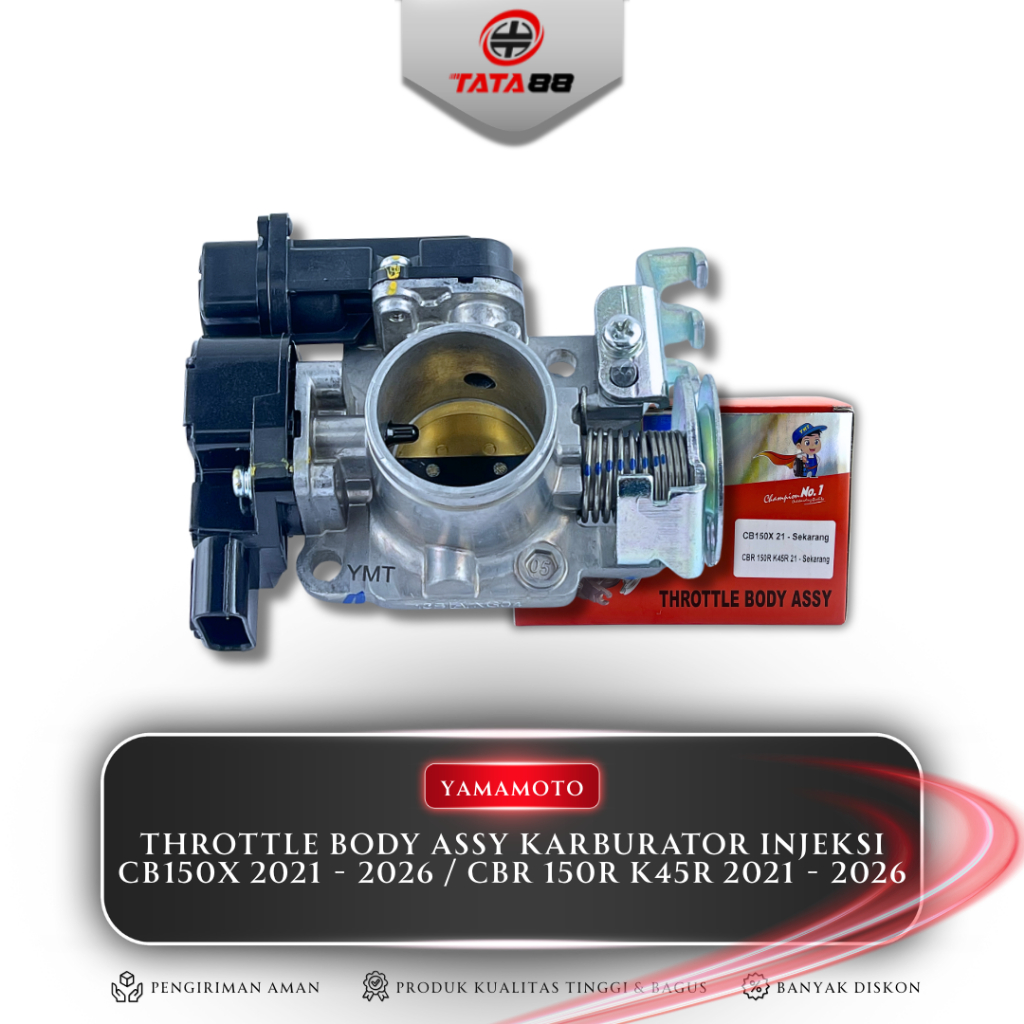 THROTTLE BODY ASSY KARBURATOR INJEKSI CB150X 2021-2026 / CBR 150R K45R 2021-2026 YAMAMOTO - THROTTLE