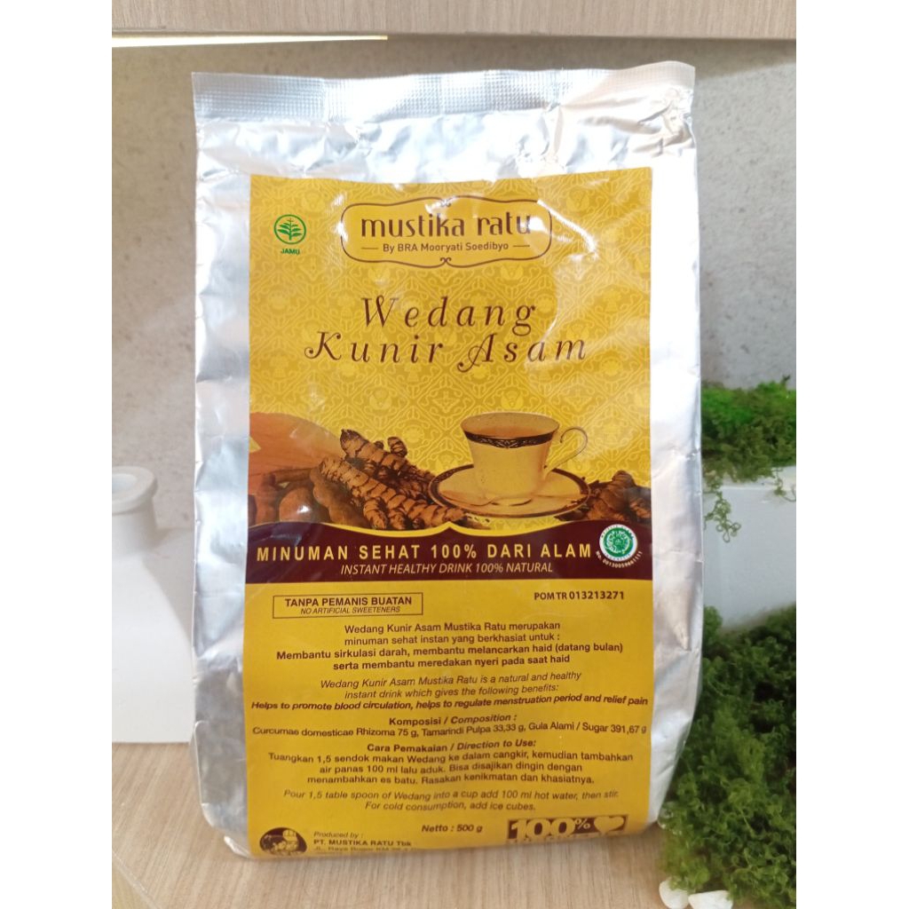 Mustika ratu Wedang Kunir asam / kunyit asem 500gr