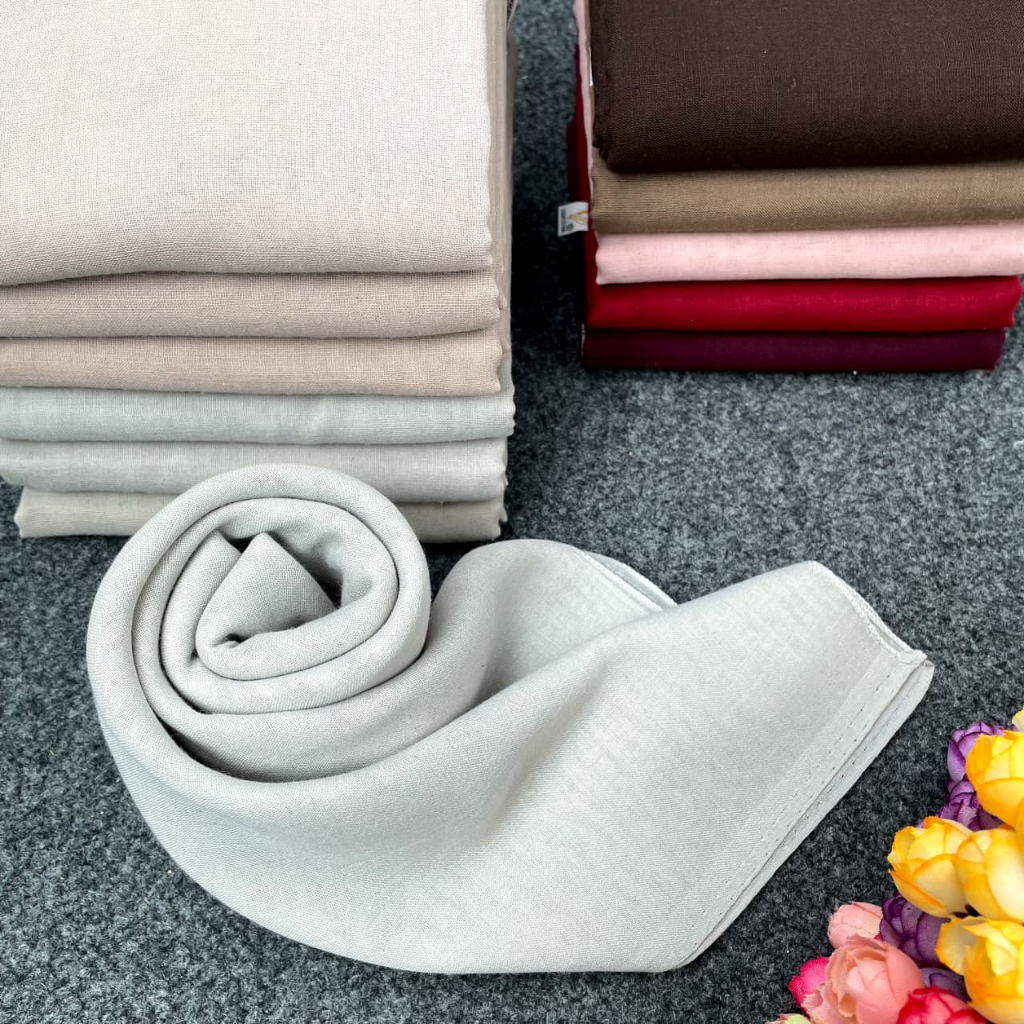 Paris Polos Jadul Hijab Kerudung Varisha Segiempat #3