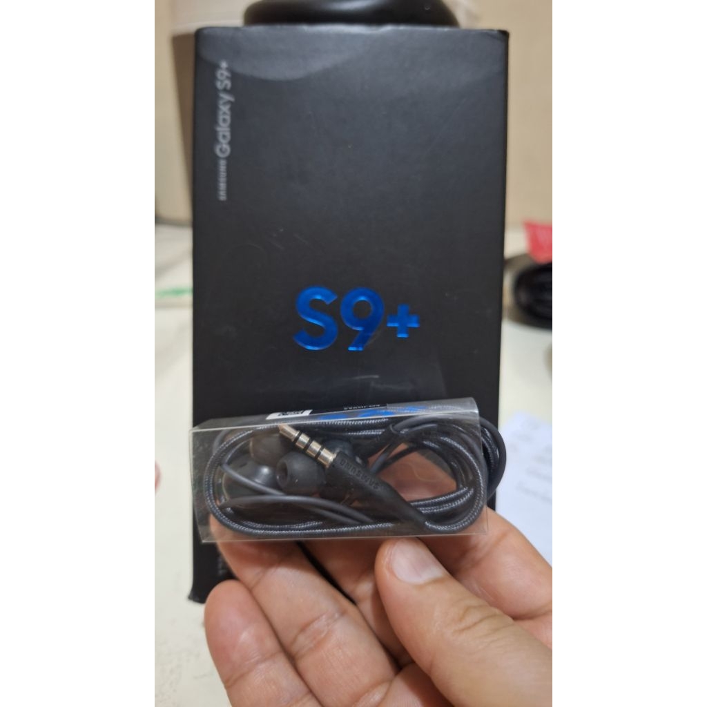 HEADSET SAMSUNG S9+ AKG ORIGINAL BAWAAN HP BARU