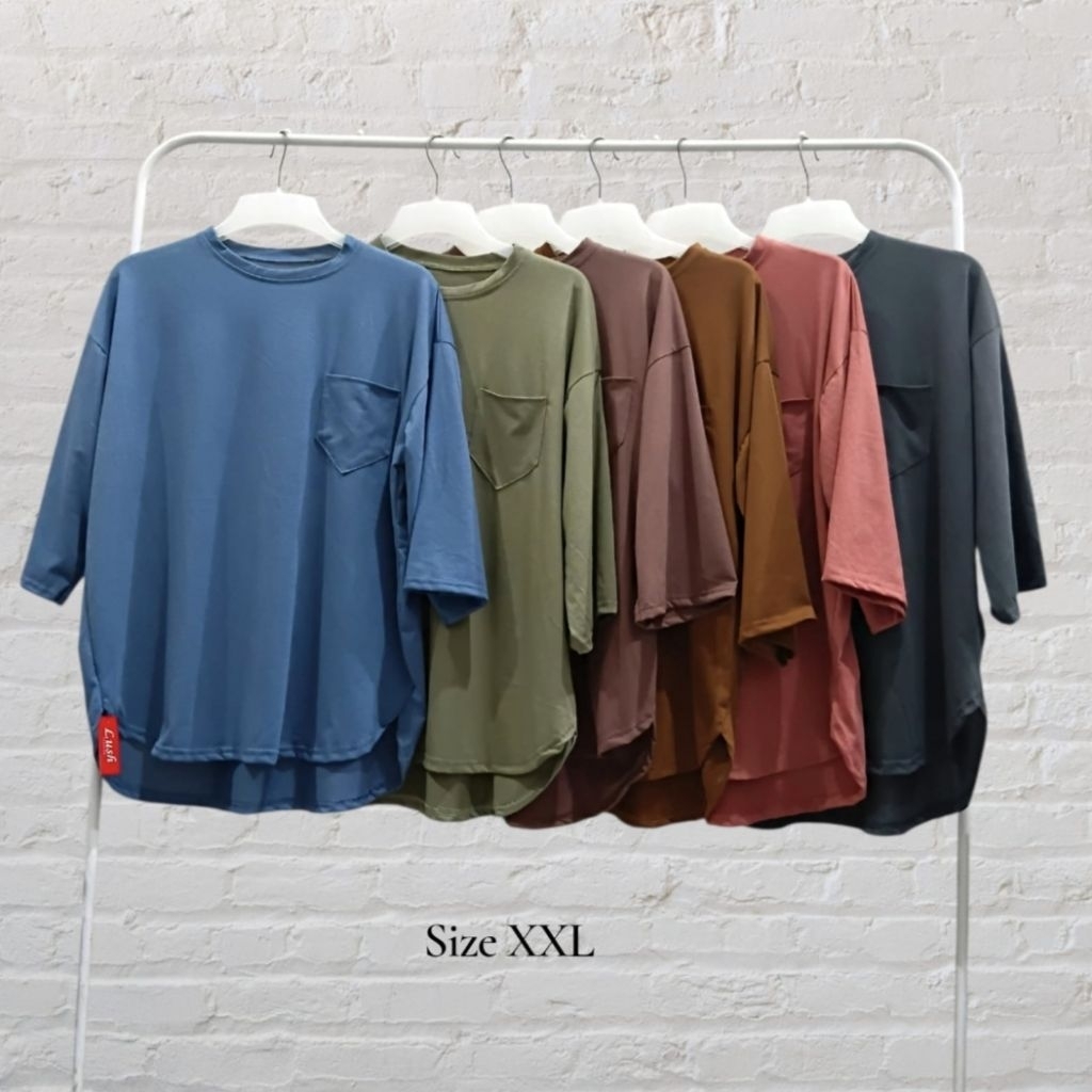 Atasan Kaos Wanita, Rayon lengan 7/8