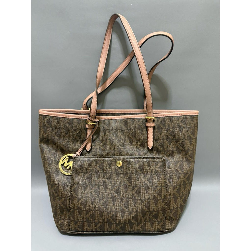 MK Jet Set Logo Tote Bag