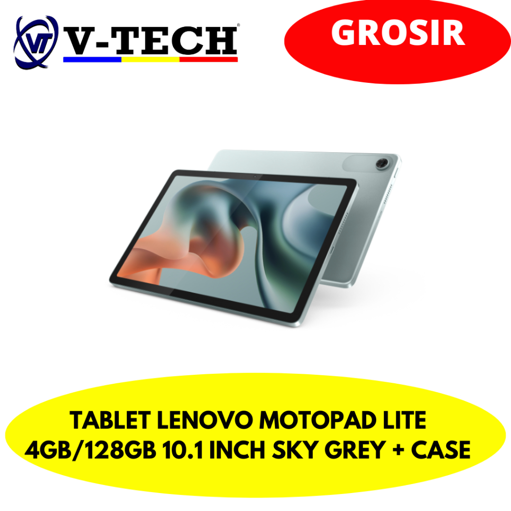 TABLET LENOVO MOTOPAD LITE 4GB/128GB 10.1 INCH SKY GREY + CASE