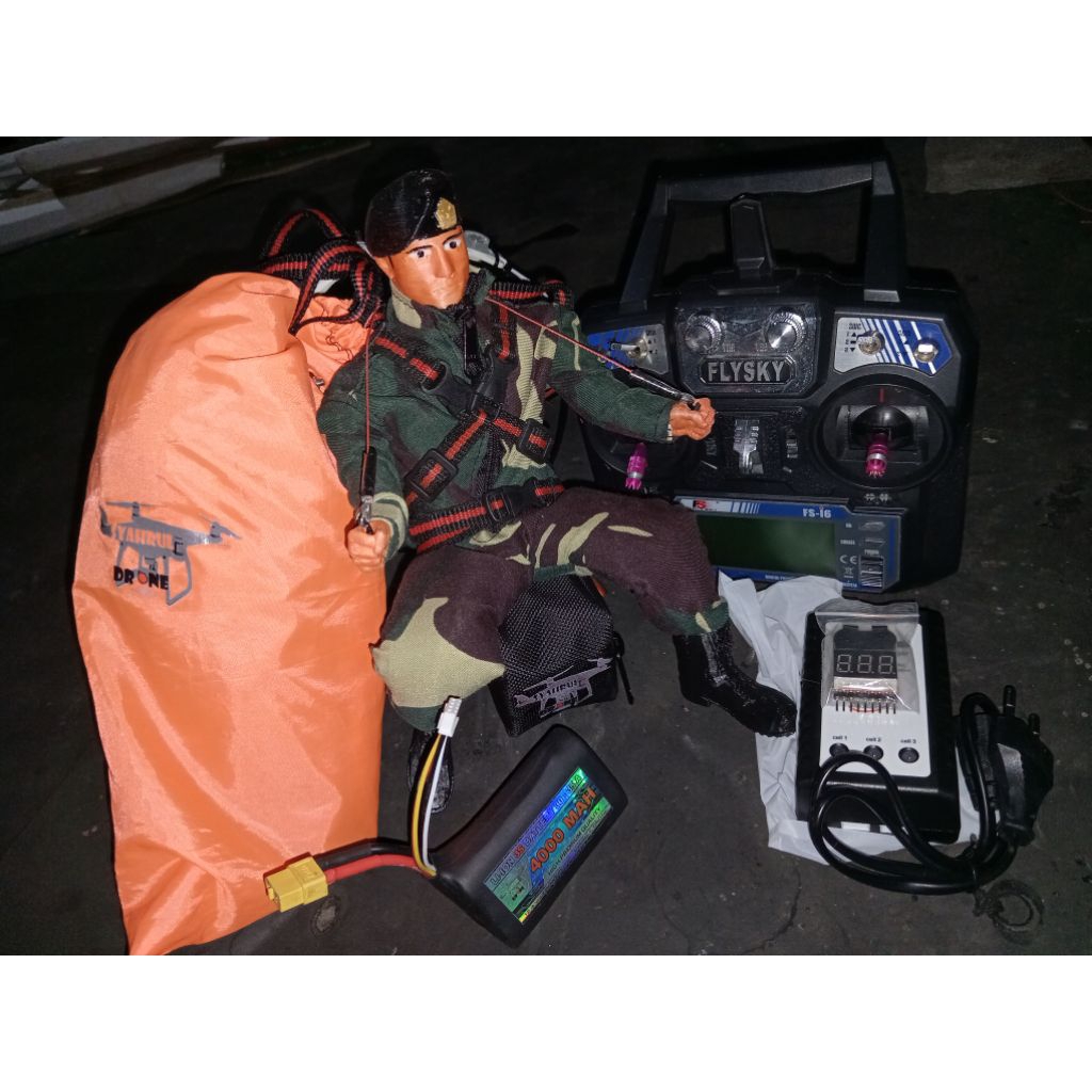 Rc Paramotor 1 Meter  ( Parasut, Kit , PNP, RTF ) Silakan Pilih om
