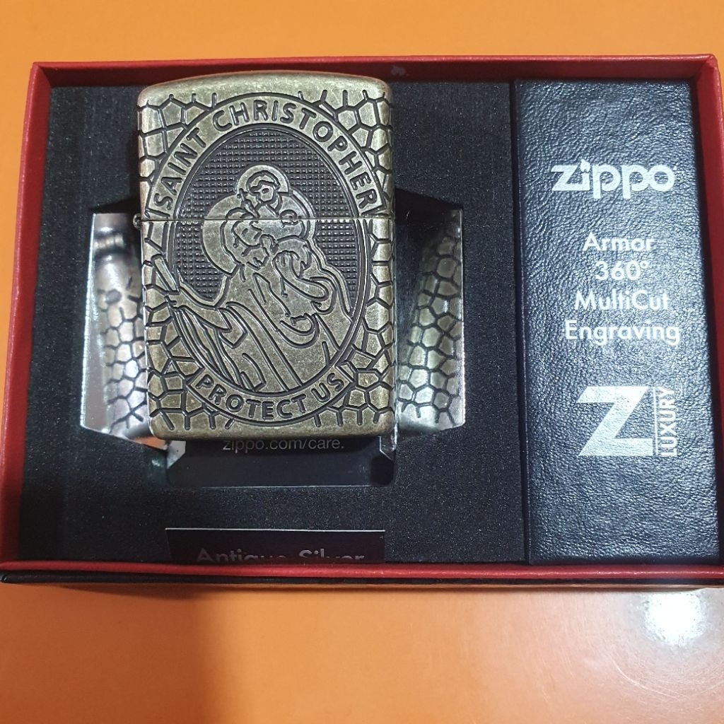 Zippo Original Armor ST. Christopher Design