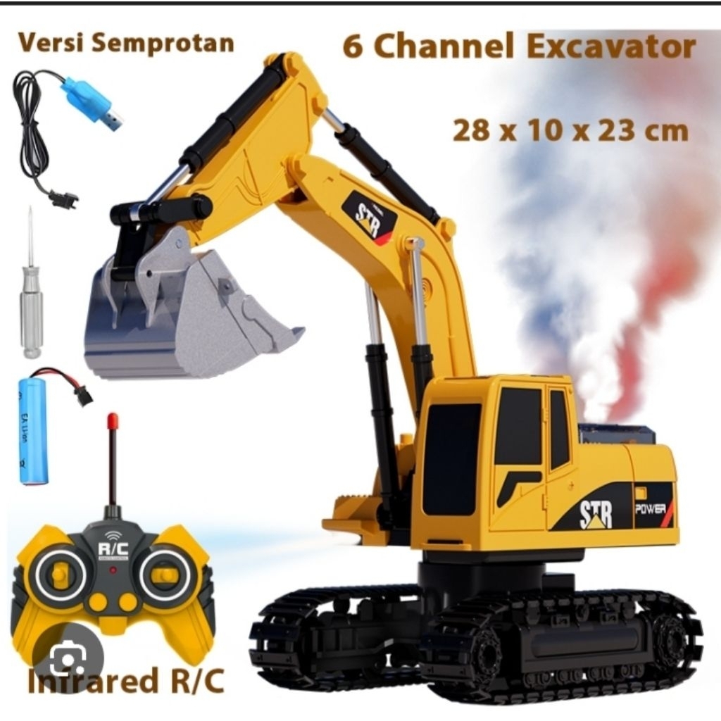 R/C EXCAVATOR MAINAN// MOBIL REMOT MAINAN ANAK EXCAVATOR // MOBIL REMOT MAINAN TRUCK // MOBIL REMOT 