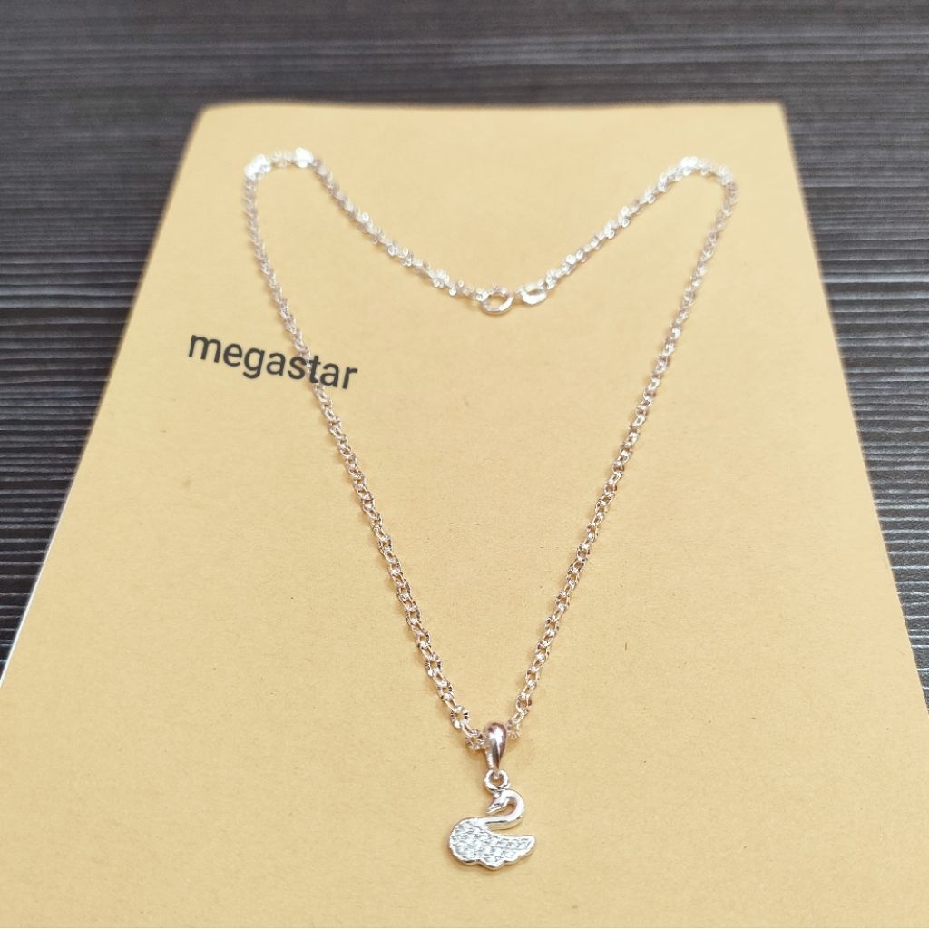 KALUNG NORI + LIONTIN ANGSA PERHIASAN PERAK ASLI 925 PERHIASAN AESTHETIC