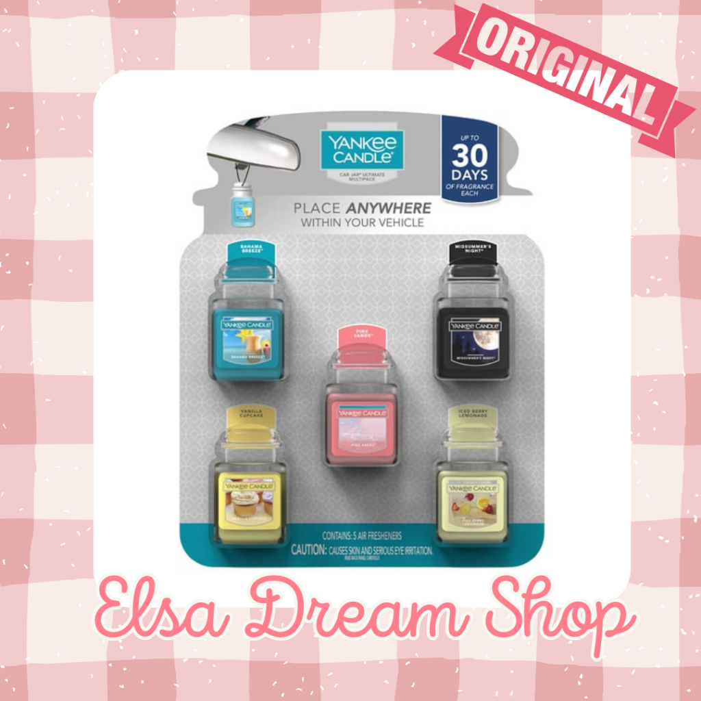 Yankee Candle Car Jar Ultimate Multi Pack - 5 Air Fresheners