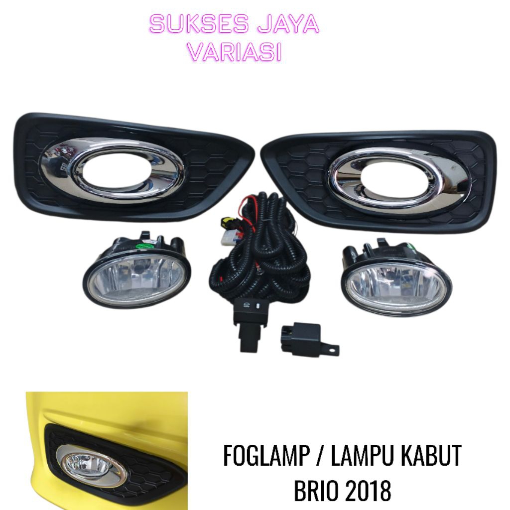 FOGLAMP / LAMPU KABUT MOBIL HONDA BRIO 2018